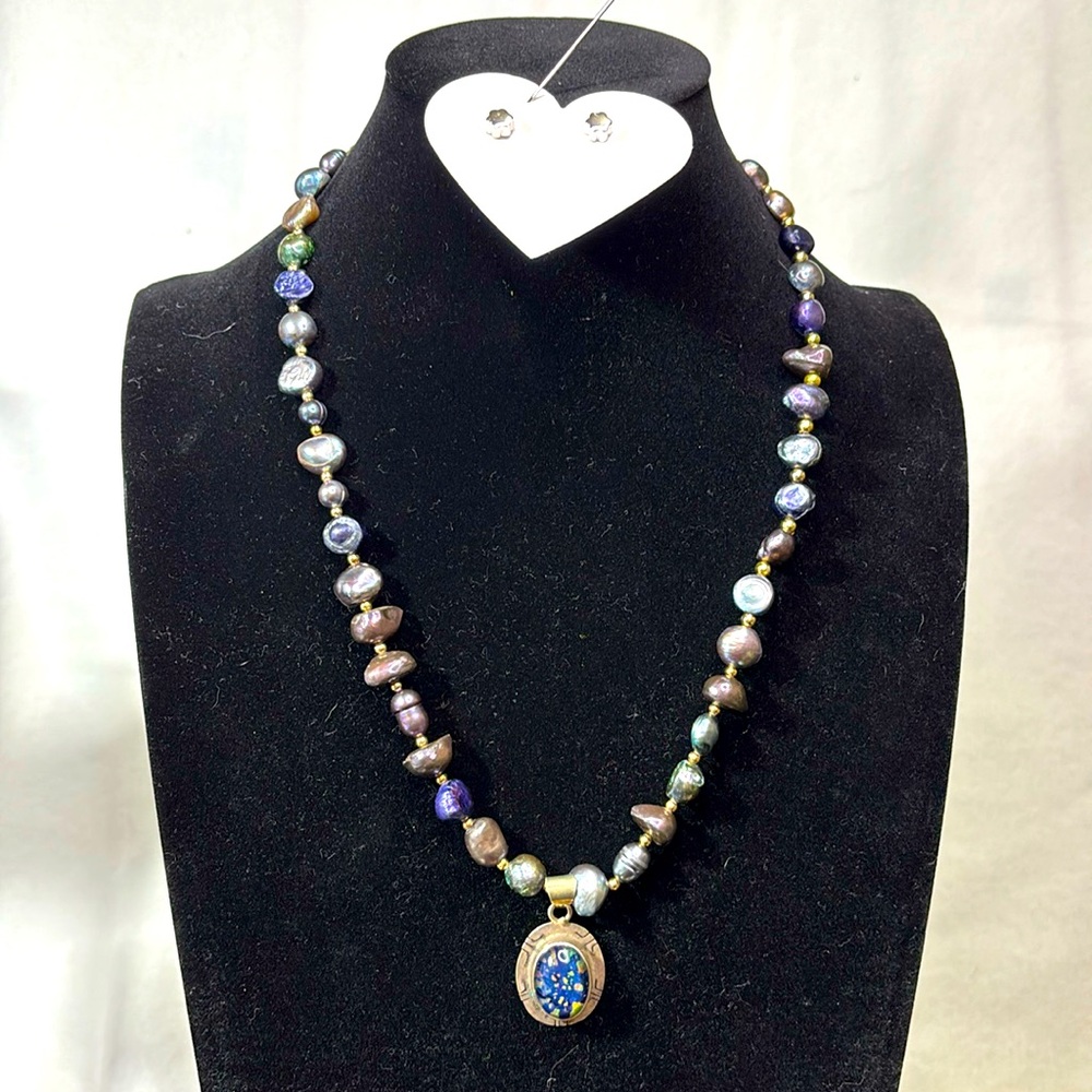 Pearl Jewelry Set w earrings